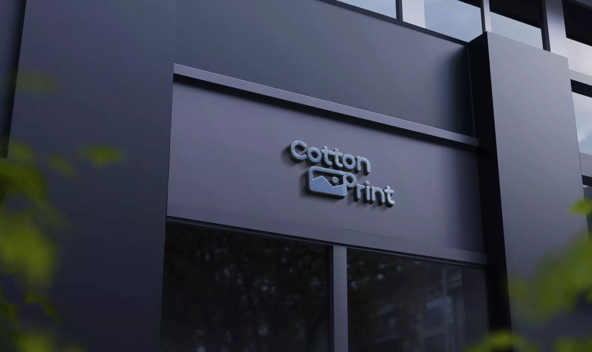Разработка логотипа в Хилоке для компании «CottonPrint»