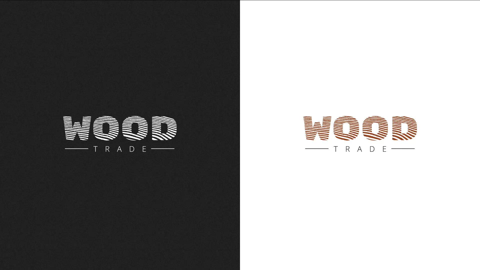 Разработка логотипа для компании «Wood Trade» в Хилоке