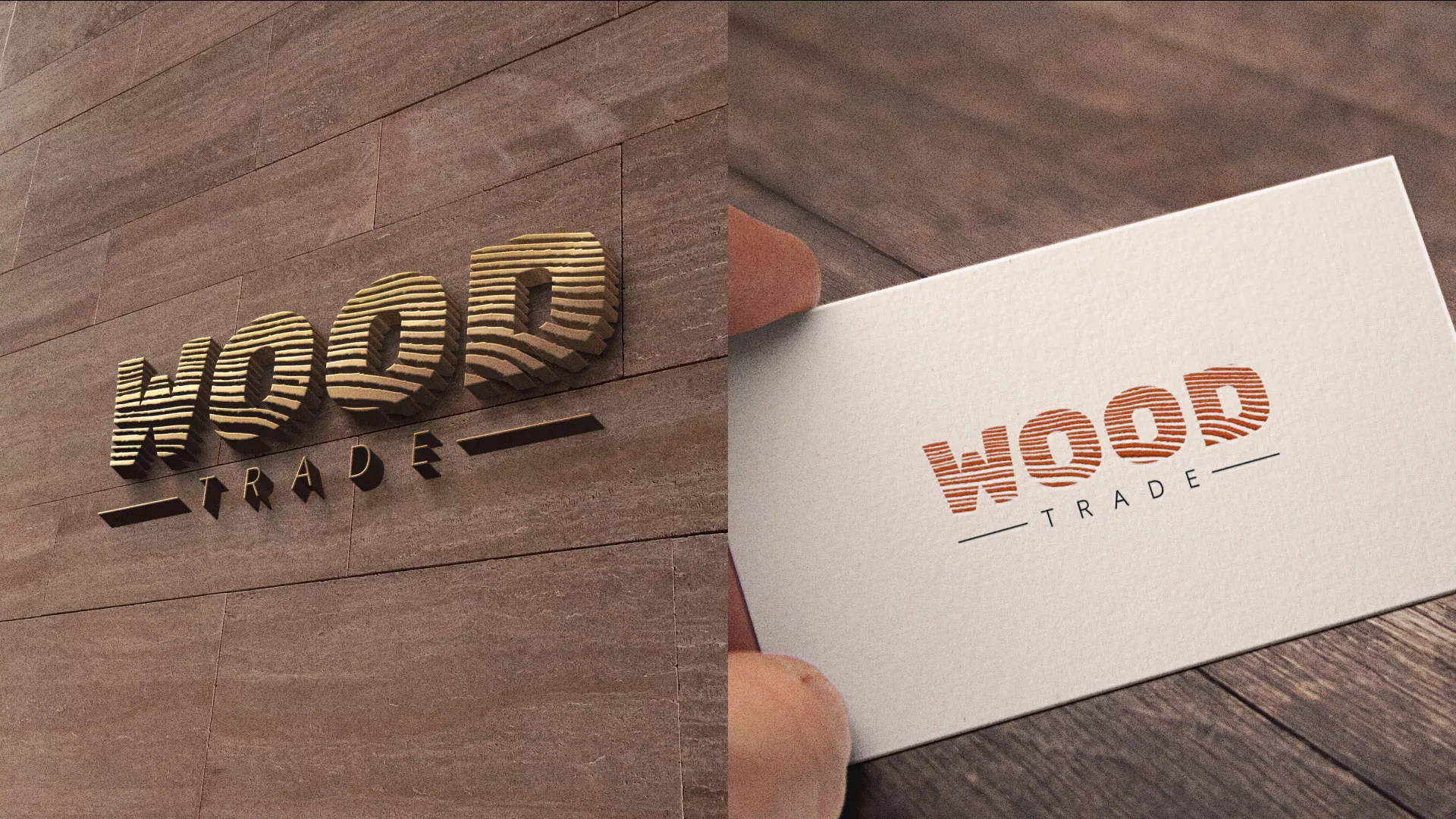 Разработка логотипа для компании «Wood Trade» в Хилоке