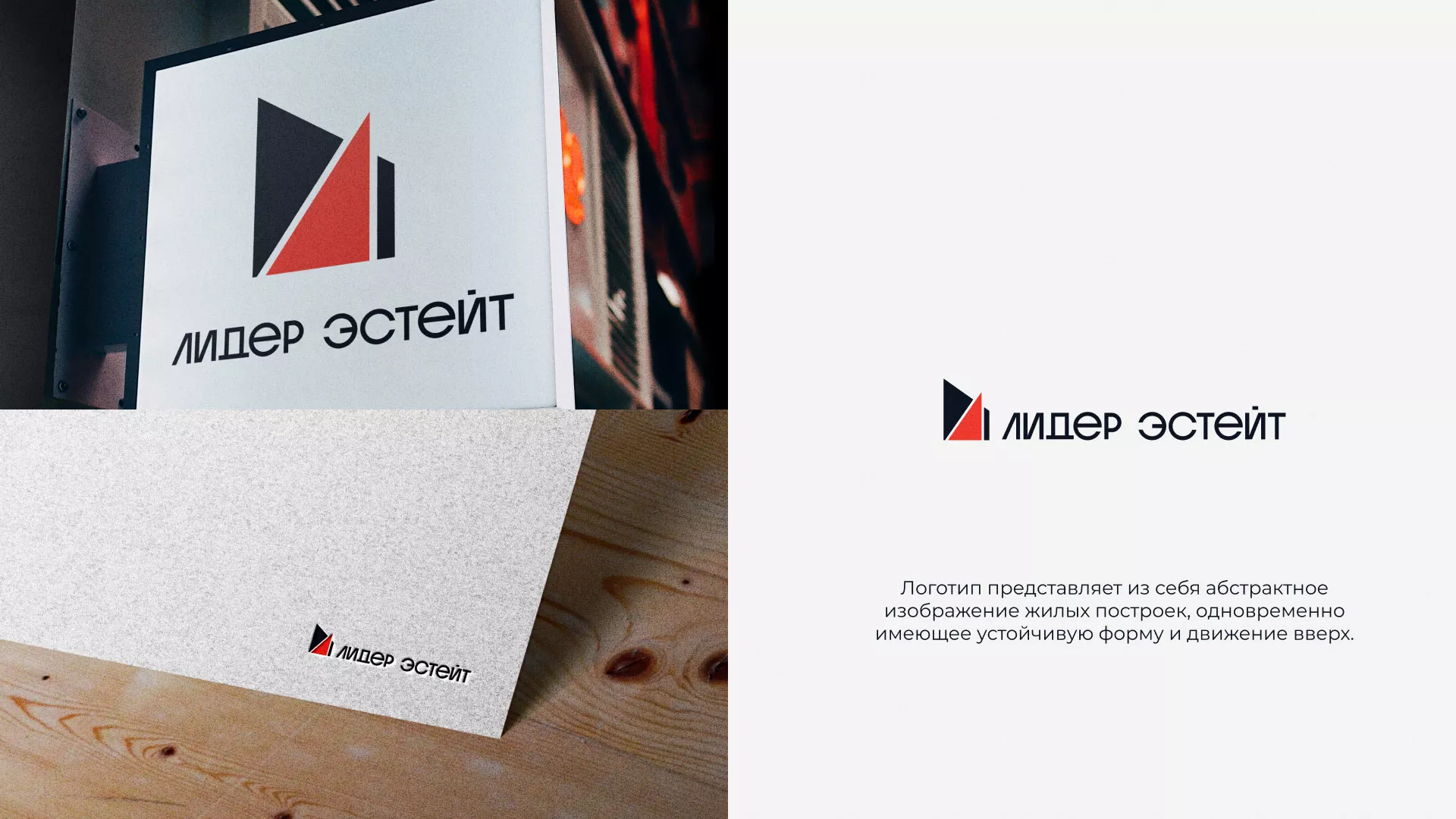Сделали логотип для агентства недвижимости «Лидер Эстейт» в Хилоке